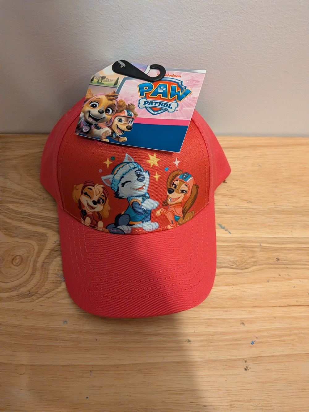 Paw Patrol Red Kids Character Cap with Chase, Skye & Everest